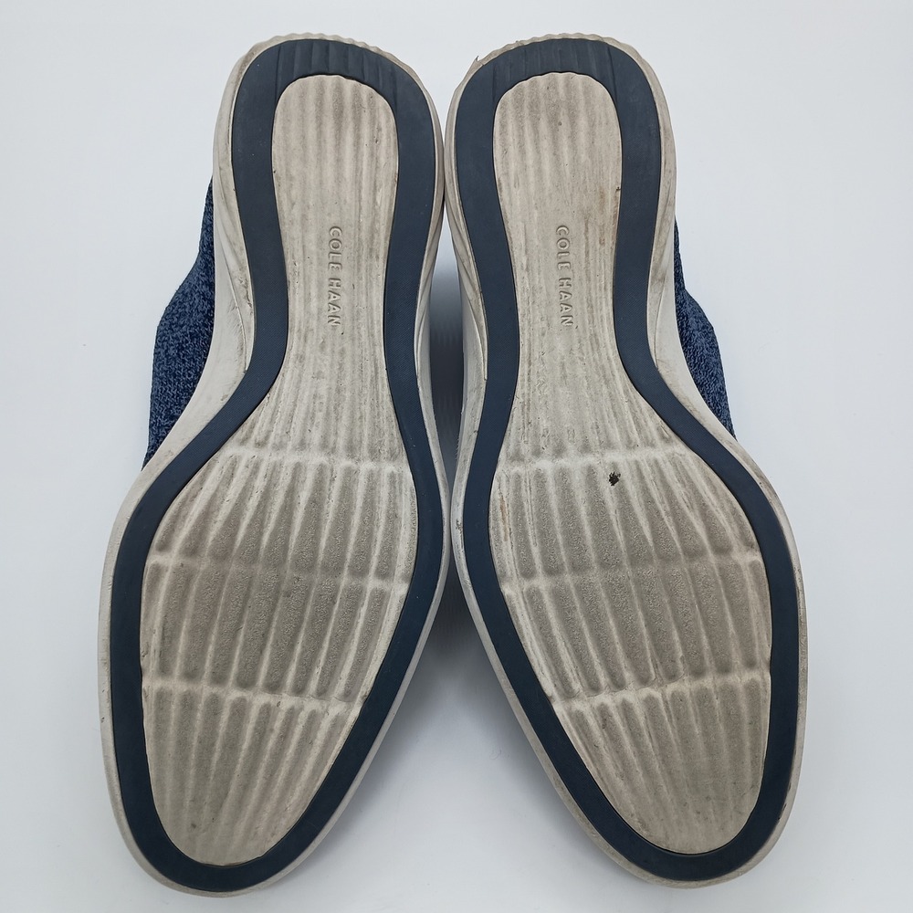 Cole Haan Grand Evolution Stitchlite Oxford Navy Blue Knit Shoes Mens 12M - Picture 9 of 9